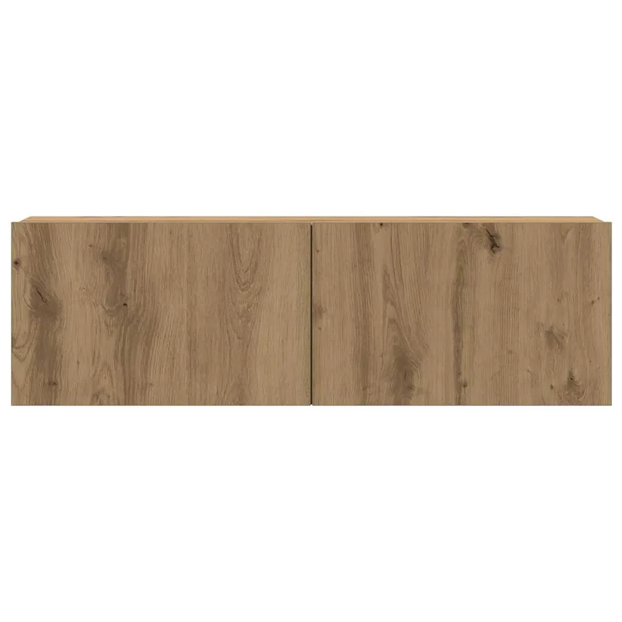Ensemble de meuble TV mural 8 pcs chêne artisanal - 7