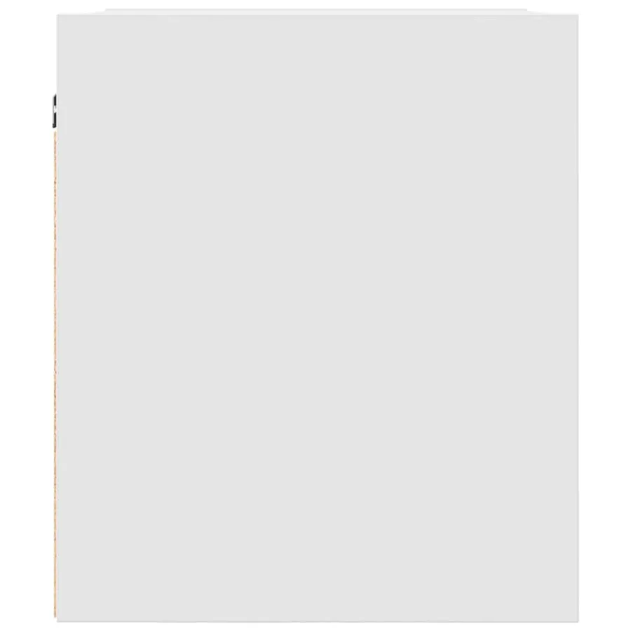 Table de chevet murale blanc 38x34x40 cm - 7