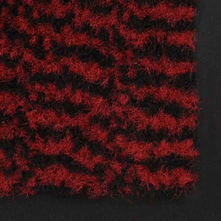 Paillasson rectangulaire 90 x 150 cm Rouge - 4