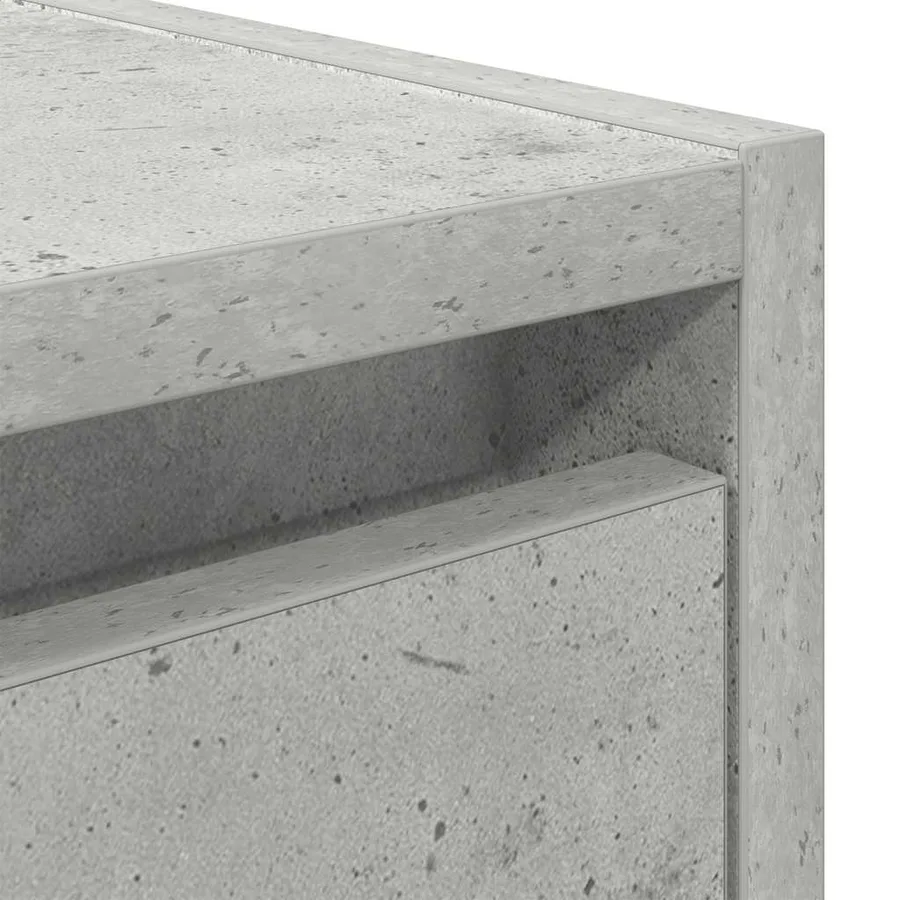 Tables de chevet murales 2 pcs gris béton 38x34x40 cm - 11