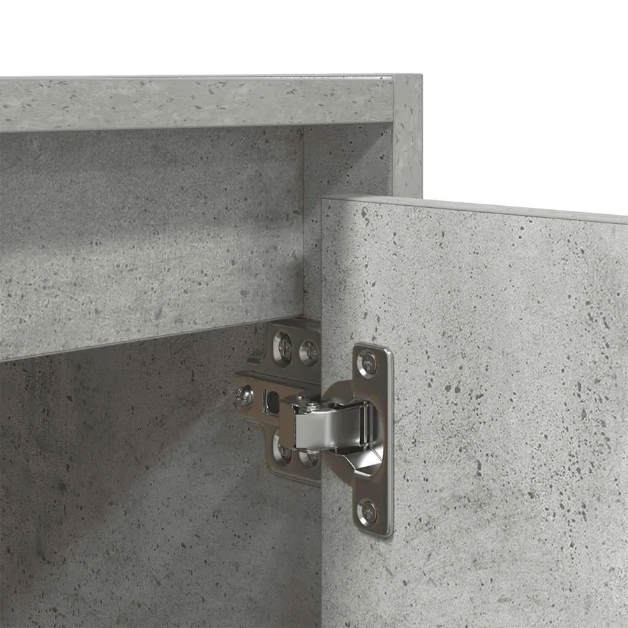 Tables de chevet murales 2 pcs gris béton 38x34x40 cm - 12