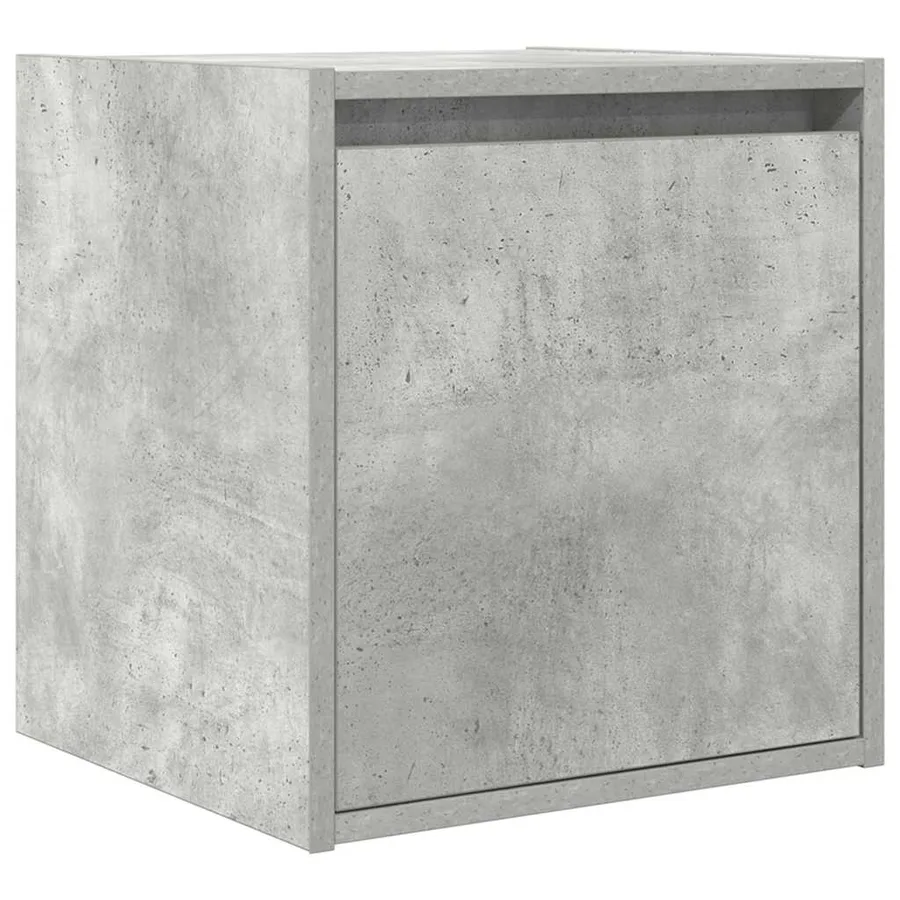 Tables de chevet murales 2 pcs gris béton 38x34x40 cm - 5