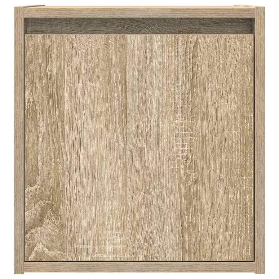 Tables de chevet murales 2 pcs chêne sonoma 38x34x40 cm - 7