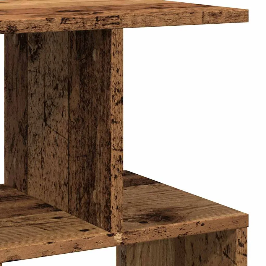 Table de chevet vieux bois 50x30x51,5 cm bois d'ingénierie - 7
