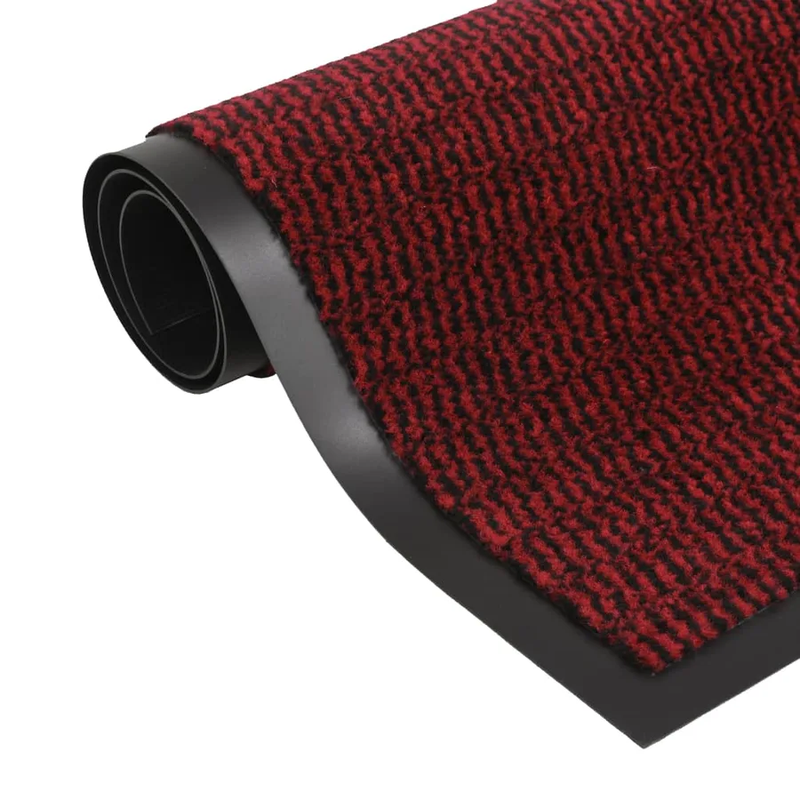 Paillassons rectangulaires 2 pcs 90 x 150 cm Rouge - 2