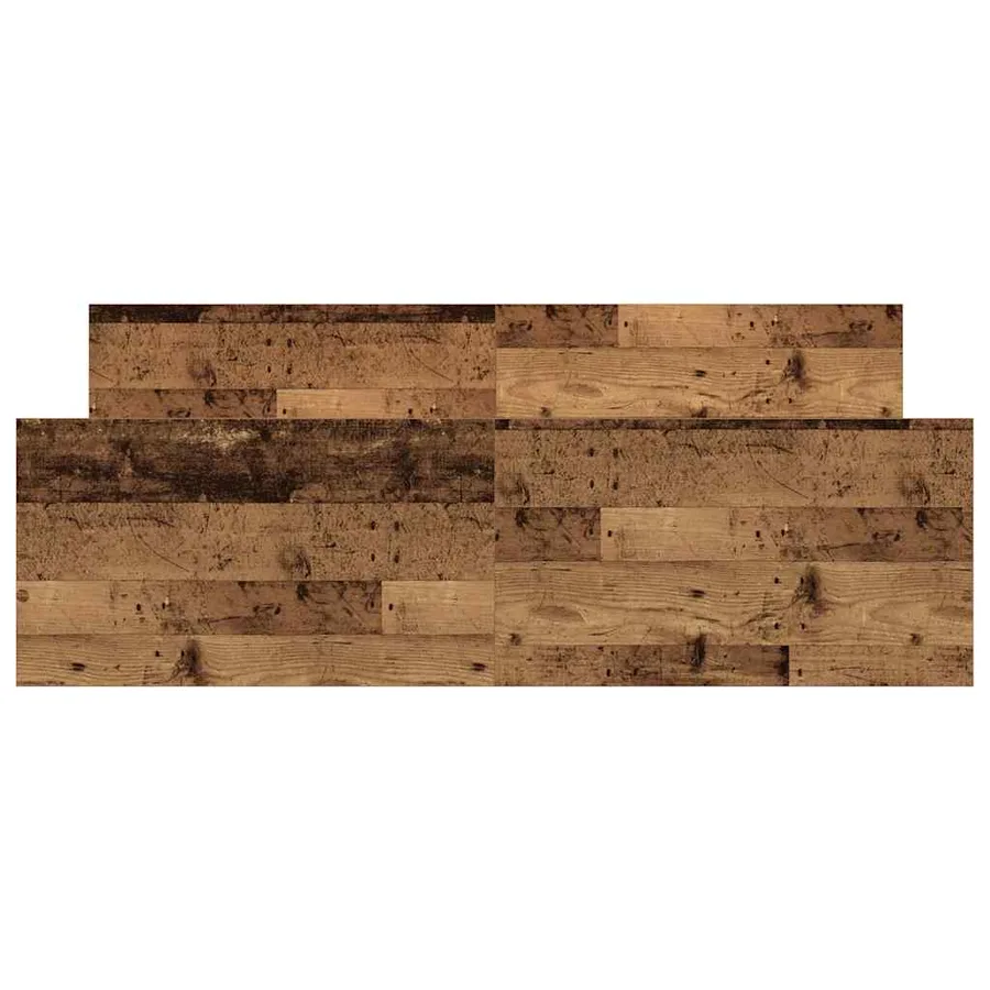 Cadre de lit sans matelas vieux bois 120x190 cm bois ingénierie - 5