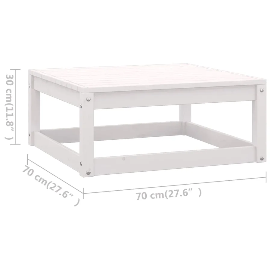Salon de jardin 6 pcs avec coussins Bois de pin massif - 10