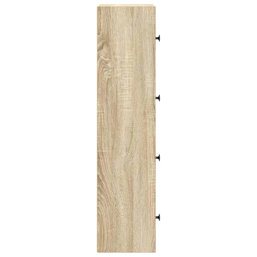 Bibliothèque chêne sonoma 40x24x102 cm bois d'ingénierie - 6