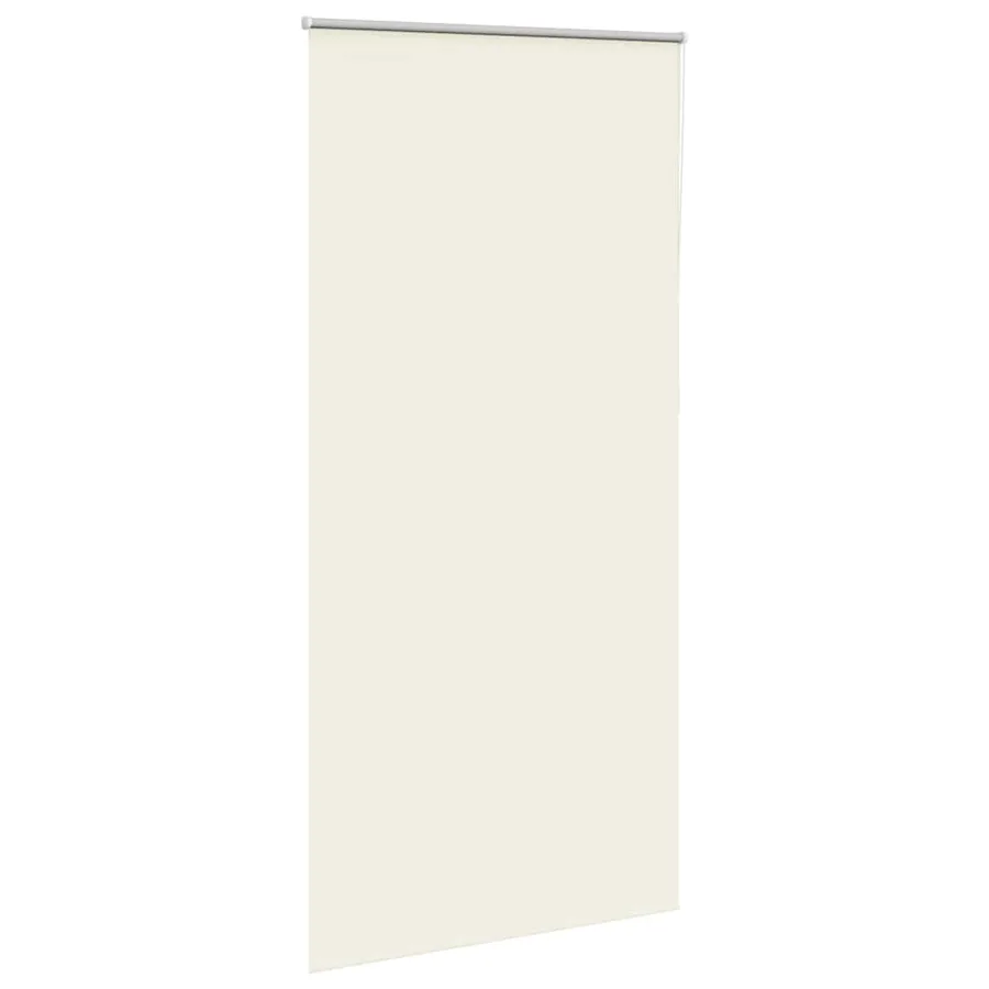 Store enrouleur occultant blanc cassé 100x210 cm largeur tissu - 3