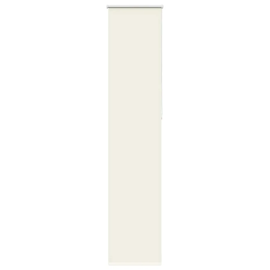 Store enrouleur occultant blanc cassé 55x210cm largeur du tissu