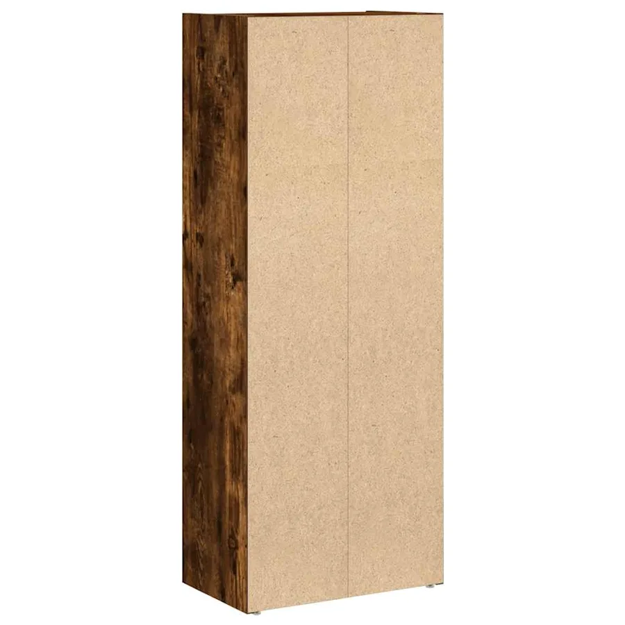 Bibliothèque chêne fumé 40x24x102 cm bois d'ingénierie - 7