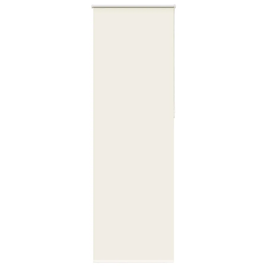 Store enrouleur occultant blanc cassé 75x230cm largeur du tissu - 2