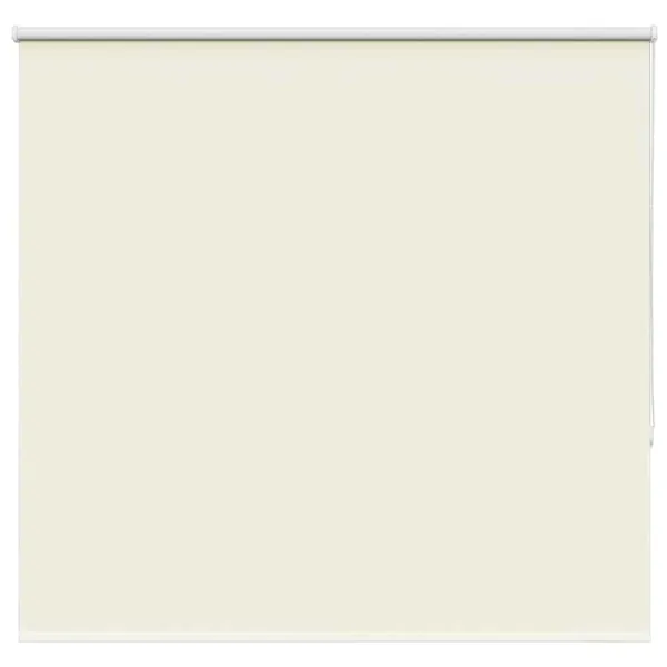 Store enrouleur occultant blanc cassé 150x150 cm largeur tissu