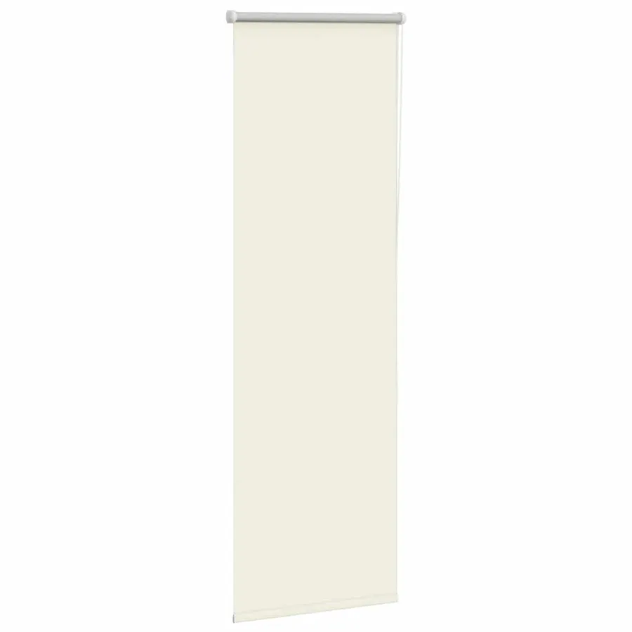 Store enrouleur occultant blanc cassé 50x175cm largeur du tissu - 3