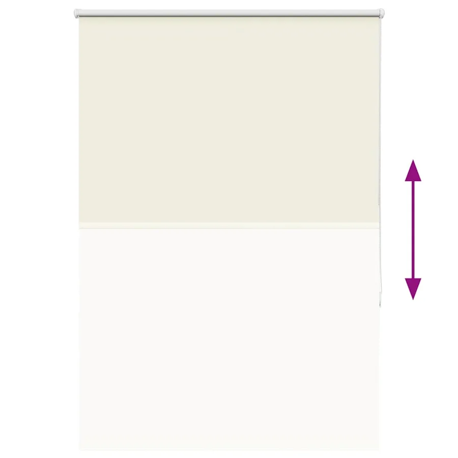 Store enrouleur occultant blanc cassé 90x175cm largeur du tissu - 9