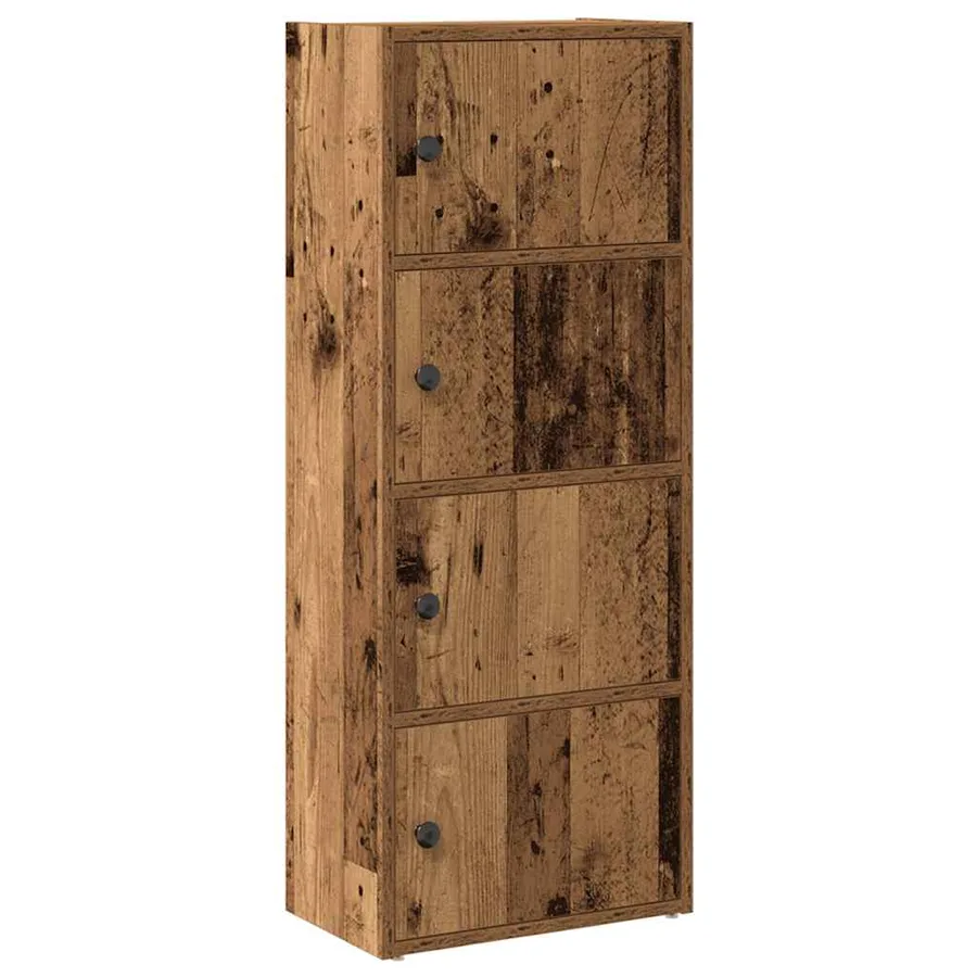 Bibliothèque vieux bois 40x24x102 cm bois d'ingénierie - 2