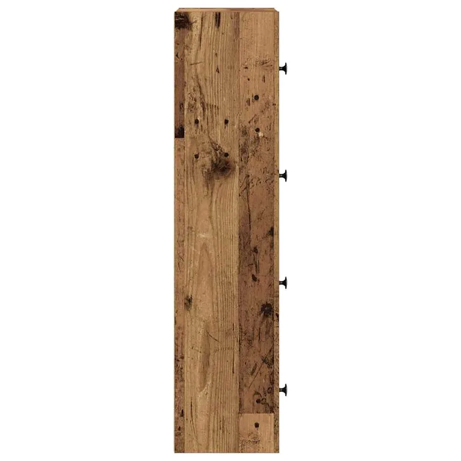 Bibliothèque vieux bois 40x24x102 cm bois d'ingénierie - 6