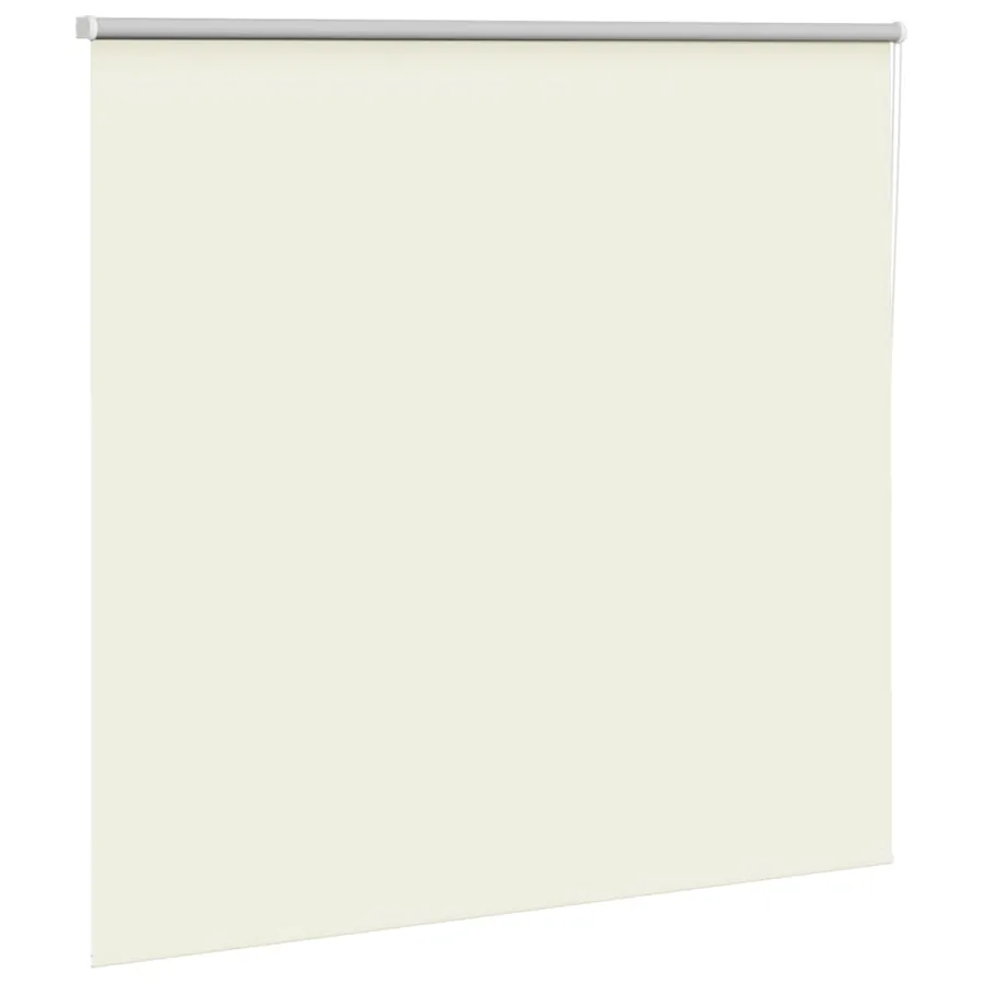 Store enrouleur occultant blanc cassé 165x175 cm largeur tissu - 3