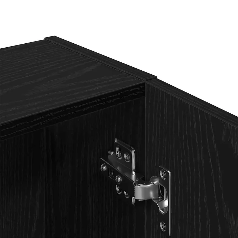 Armoire murale Chêne noir 32x20x67 cm Bois d'ingénierie - 10