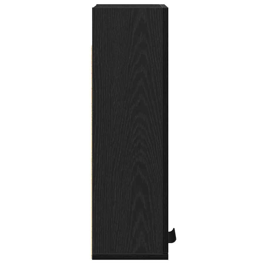 Armoire murale Chêne noir 32x20x67 cm Bois d'ingénierie - 7