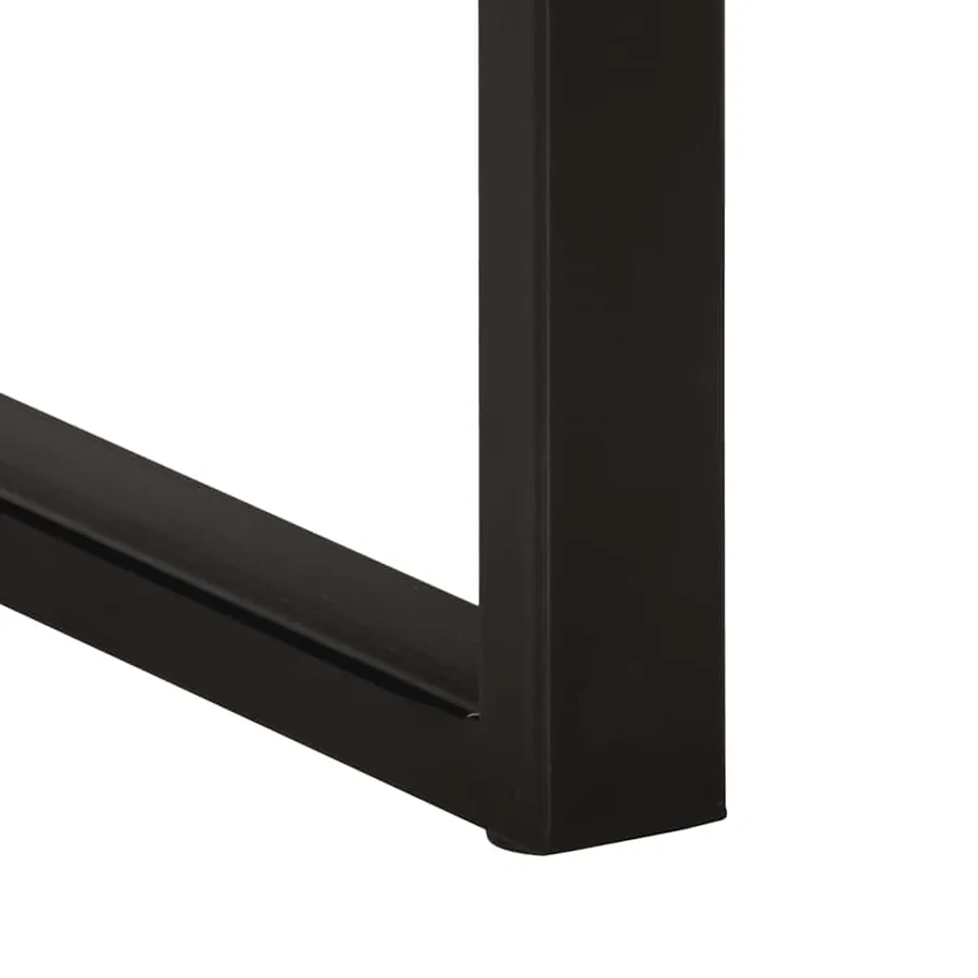 Table d'appoint multicolore 35x35x50cm bois massif récupération - 8