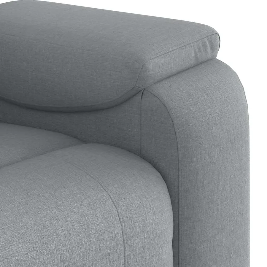 Fauteuil inclinable Gris clair Tissu - 8