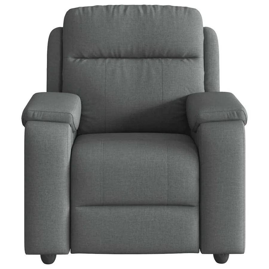 Fauteuil inclinable Gris foncé Tissu - 5