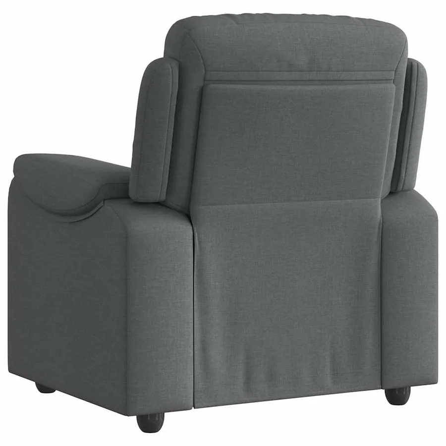 Fauteuil inclinable Gris foncé Tissu - 7