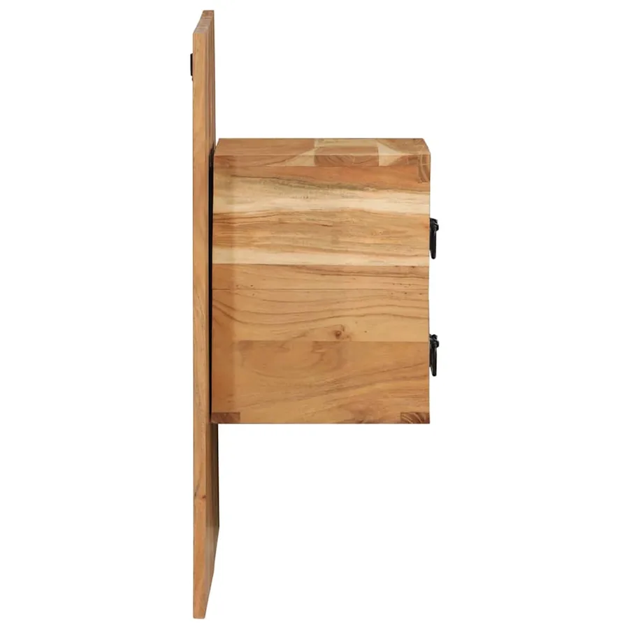 Table de chevet 60x32x80 cm bois d'acacia solide - 4