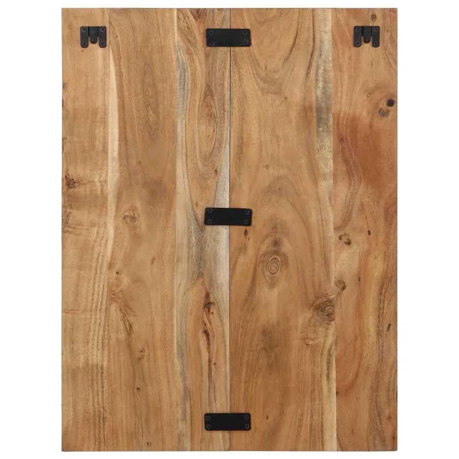 Table de chevet 60x32x80 cm bois d'acacia solide - 5