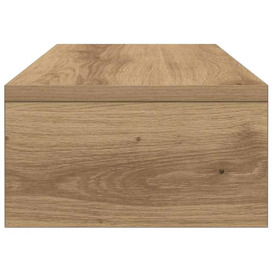 Support de moniteur chêne artisanal 42x24x13 cm bois ingénierie - 6
