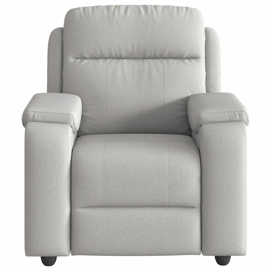 Fauteuil inclinable gris nuage tissu - 3