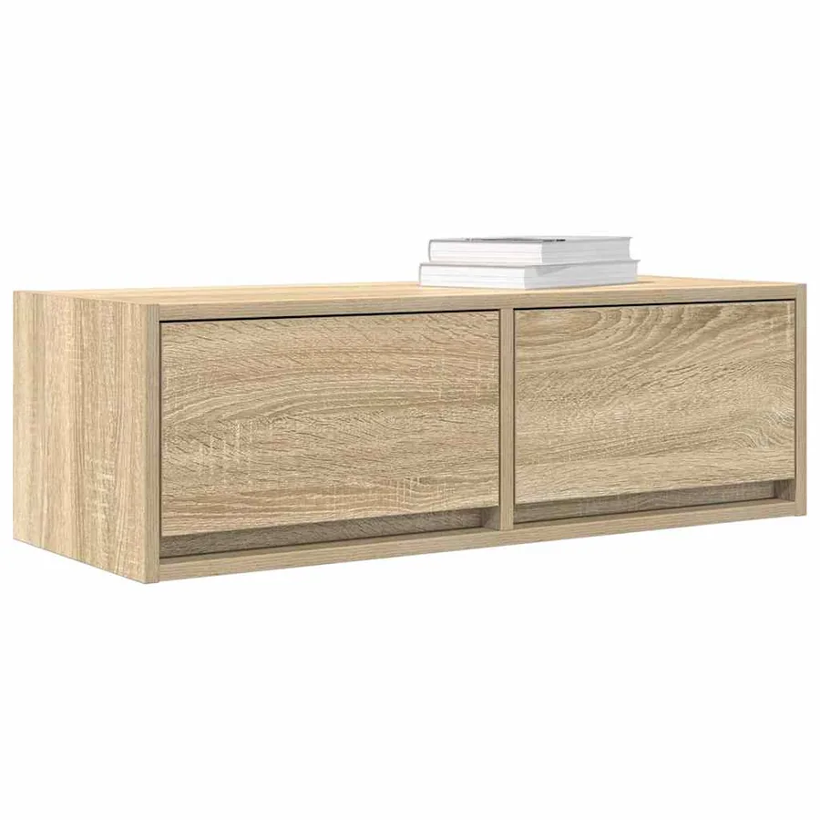 Meubles TV 2 pcs chêne sonoma 80x31x25,5 cm bois d'ingénierie - 12