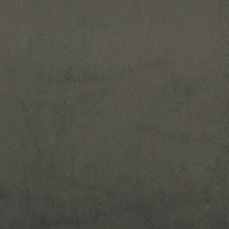 Cadre de lit à lattes gris foncé 140x190 cm velours - 8