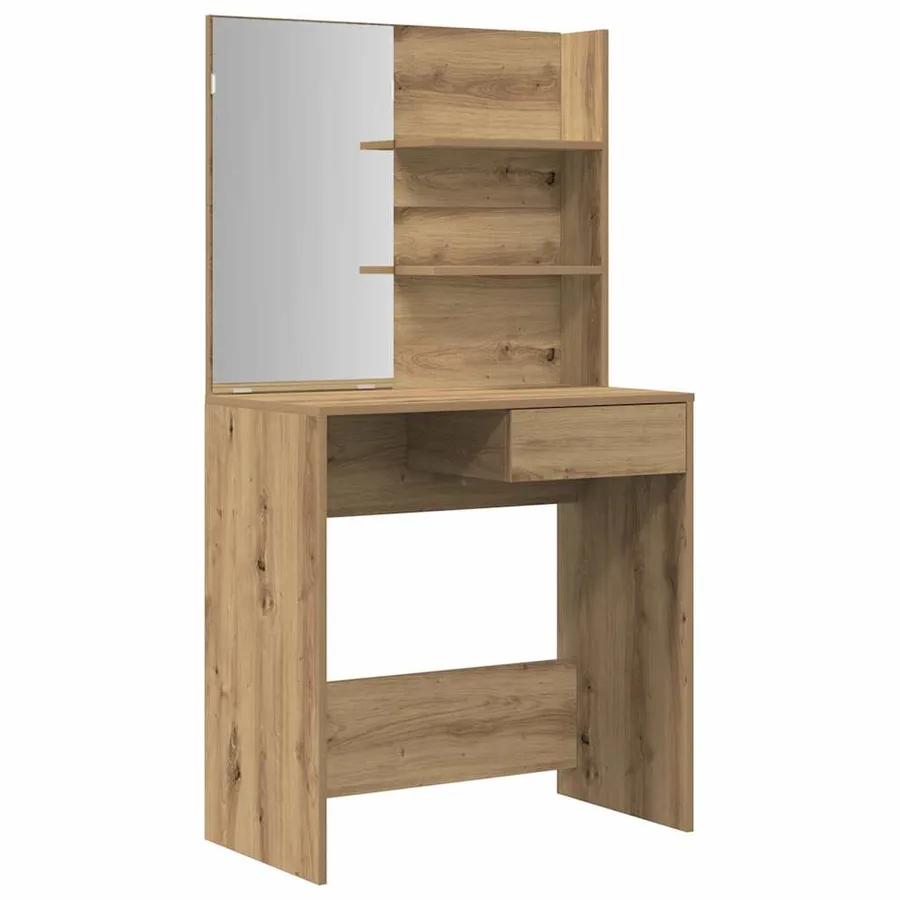 Ensemble de coiffeuse chêne artisanal bois ingénierie - 4