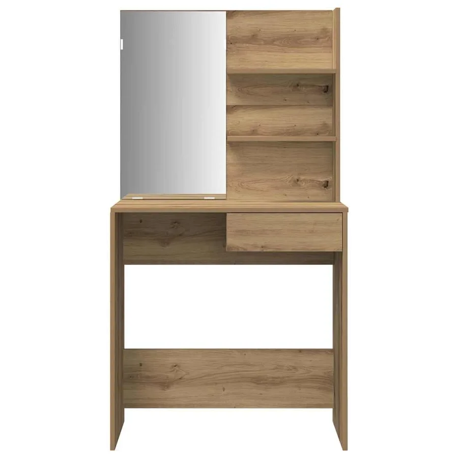 Ensemble de coiffeuse chêne artisanal bois ingénierie - 5
