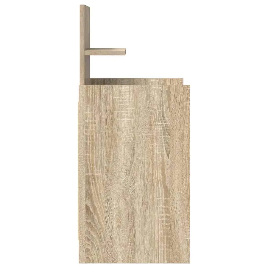 Table de chevet avec 2 tiroirs chêne sonoma 38x34x80 cm - 7