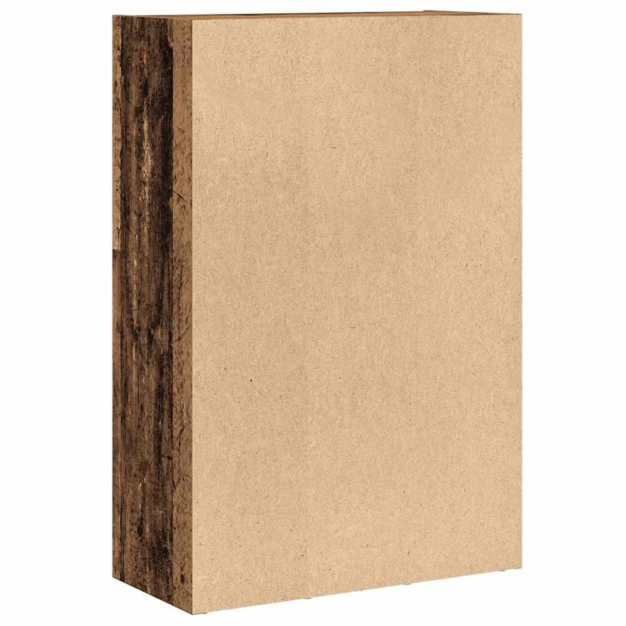 Bibliothèque/Buffet vieux bois 66x30x98 cm bois d'ingénierie - 7