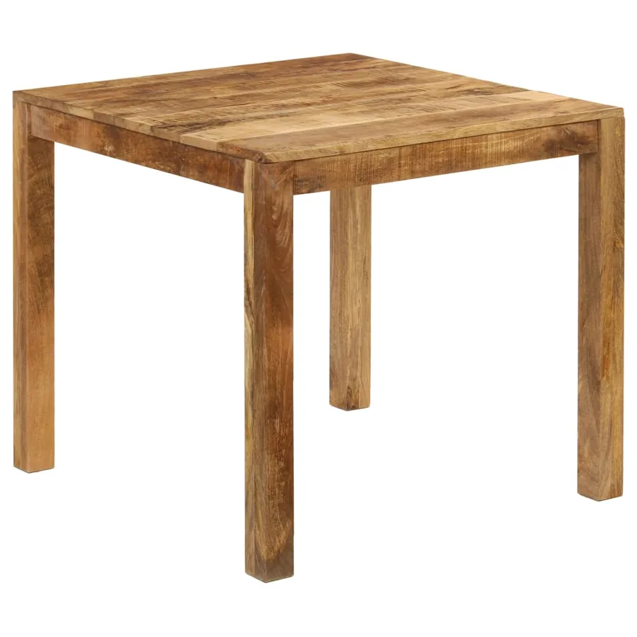 Table à manger Bois de manguier massif 82x80x76 cm - 12