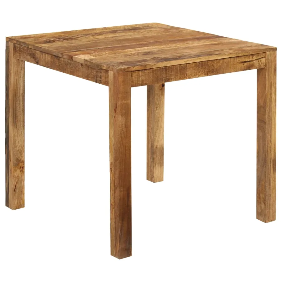 Table à manger Bois de manguier massif 82x80x76 cm - 13