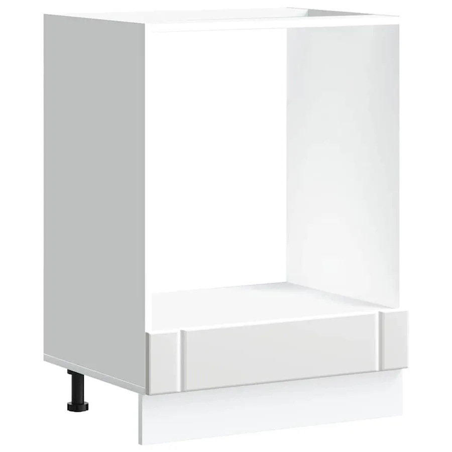 Armoire à four Lucca blanc bois d'ingénierie - 2