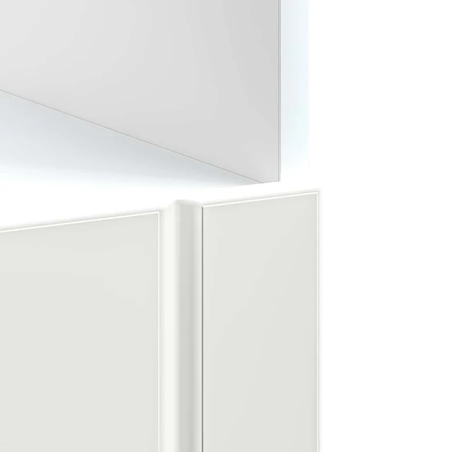 Armoire à four Lucca blanc bois d'ingénierie - 8