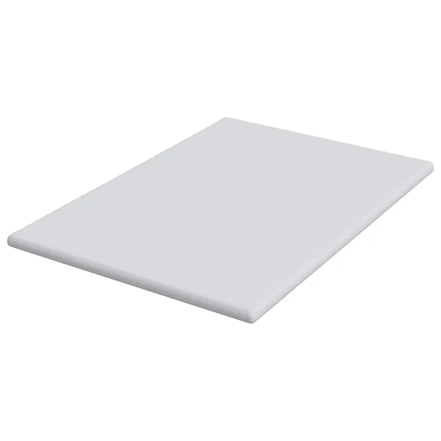 Surmatelas Blanc 140 x 200 cm Tissu Jacquard - 5