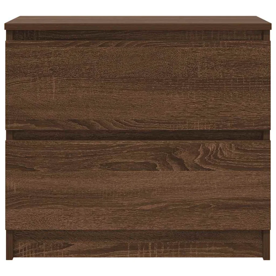 Meuble TV chêne marron 60x35x54 cm bois d'ingénierie - 6