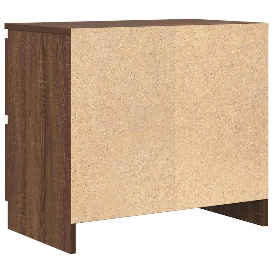 Meuble TV chêne marron 60x35x54 cm bois d'ingénierie - 8