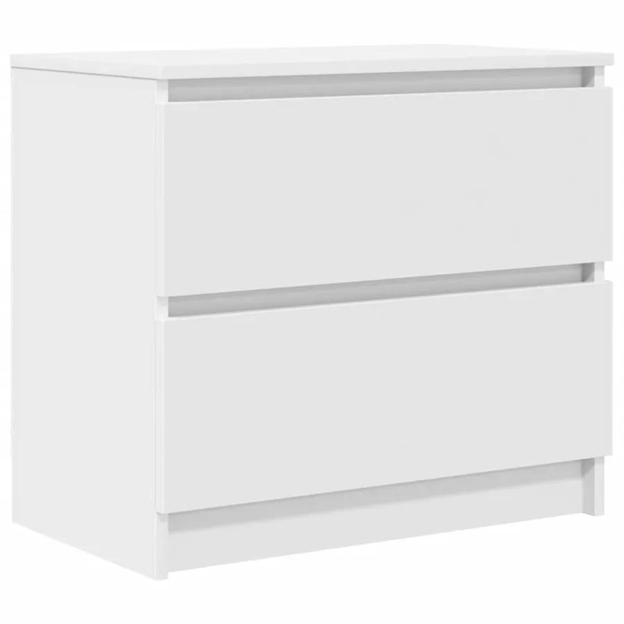 Meuble TV blanc 60x35x54 cm bois d'ingénierie - 2