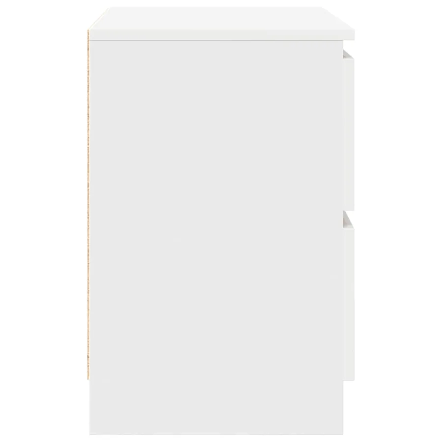 Meuble TV blanc 60x35x54 cm bois d'ingénierie - 7