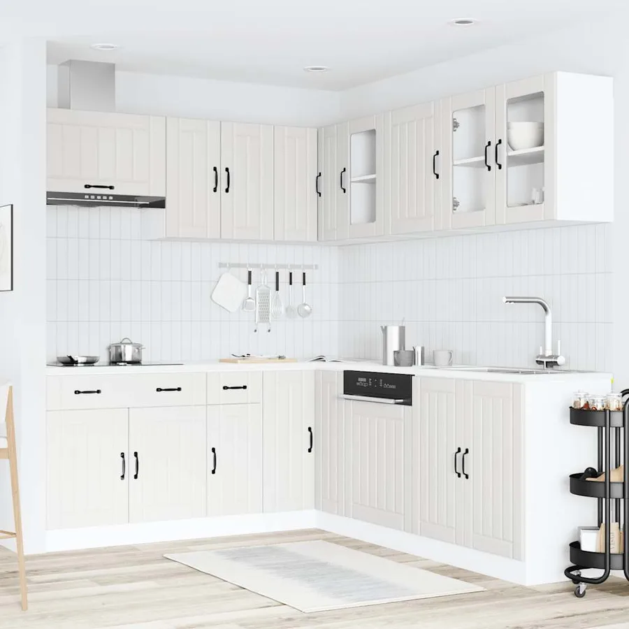 Ensemble d'armoires de cuisine 11 pcs Lucca bois d'ingénierie - 3