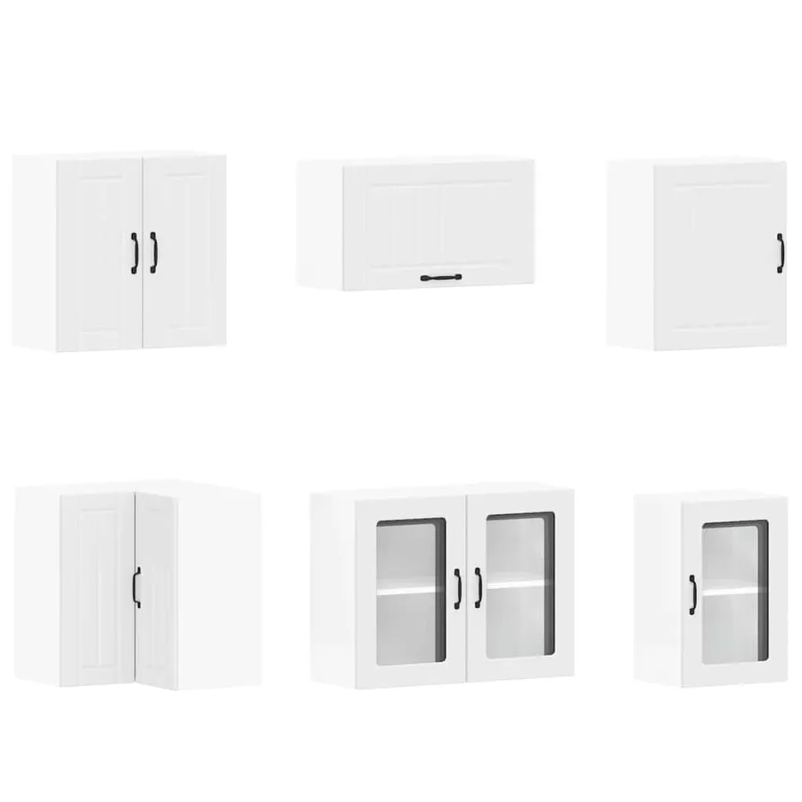 Ensemble d'armoires de cuisine 11 pcs Lucca bois d'ingénierie - 5