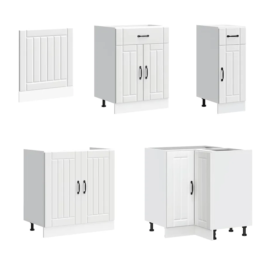 Ensemble d'armoires de cuisine 11 pcs Lucca bois d'ingénierie - 4